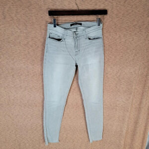 J Brand Ventura Skinny Jeans Ankle‎ Cropped Casual Low Rise Light Wash Denim 27